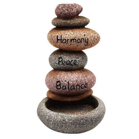 Inspirational Stones Backflow Incense Burner – 7  inch
