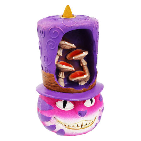 Cheshire Cat Backflow Burner – 7 Inch Polyresin