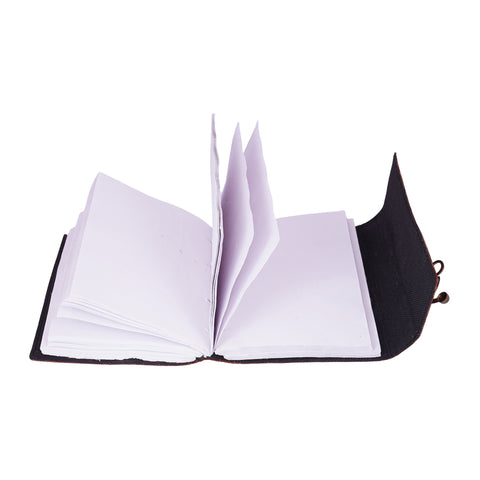 Knowing Eye Embossed Leather Journal – 5x7" Multicolor Handmade Notebook