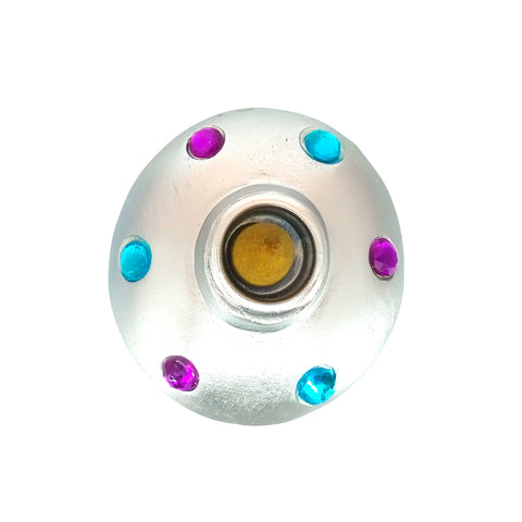 Space Ship Backflow Incense Burner 2" for Relaxation & Sci-Fi Home Décor