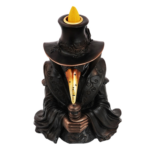 Plague Doctor Backflow Incense Burner – 7 x 5 x 3.5 Inch