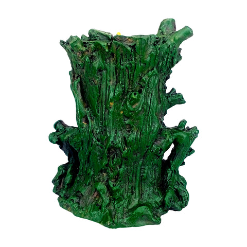 Tree Man Backflow Cone Incense Burner LED Eyes 6.5" for Meditation Home Décor