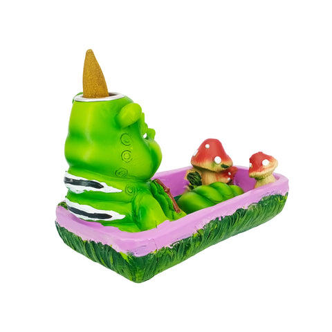 Caterpillar Backflow Incense Burner – 5.7 Inch