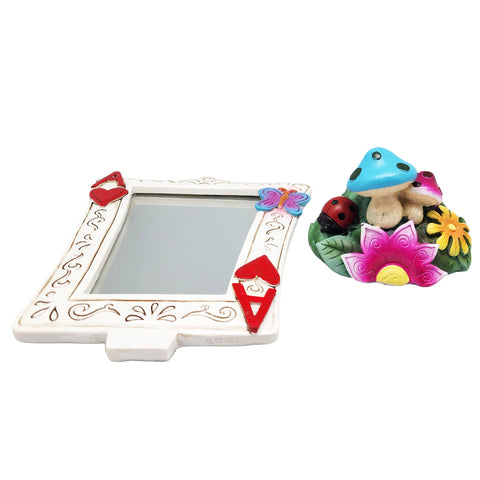 Alice in Wonderland Mushroom Mirror – 9.5 x 6 Inch