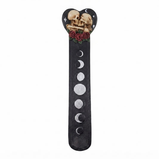Skulls Heart Moons Boat Incense Burner – Decorative Stick Incense Holder