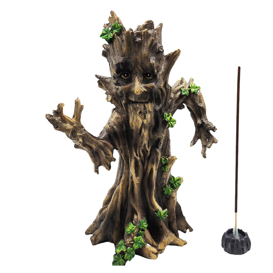 Happy Tree Incense Burner – 11.5 Inch Multicolor Decorative Incense Holder