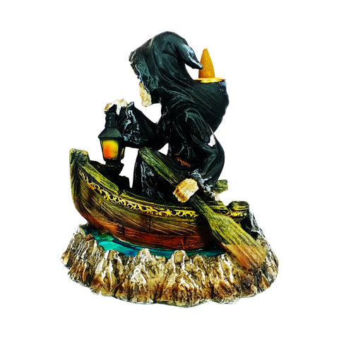 Grim Reaper Soul Deliverer Backflow Incense Burner – 7 Inch