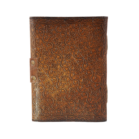 Dragon Embossed Leather Journal – Handcrafted Fantasy Notebook