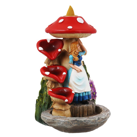Alice & Mushroom Backflow Burner – 7 Inch