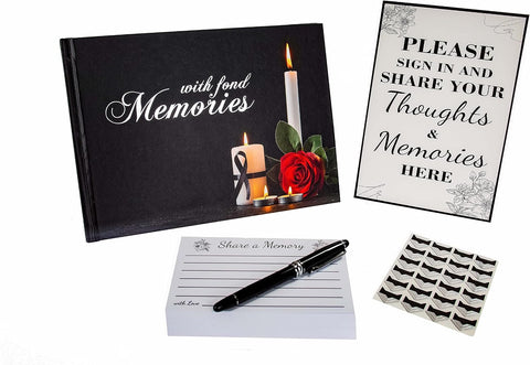 Funeral Guest Book | Up to 360 Guest Entries | Memorial Service Guest Book