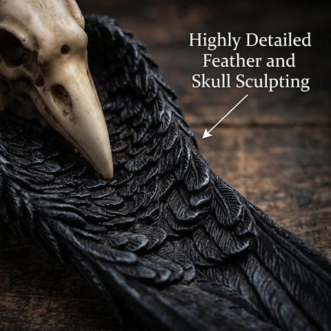 Raven Incense Holder – Decorative Raven Incense Burner for Stick Incense