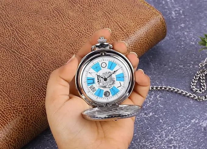 Masonic Antique Compass / Square Pocket Watch Trendy Zone 21