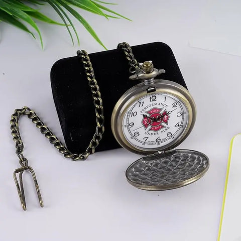 Fire Dept. Courage Under Fire Pocket Watch Trendy Zone 21