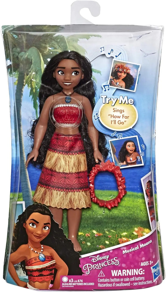 Disney Princess Musical Moana Fashion Doll with Shell Necklace