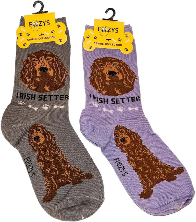 Irish Setter Unisex Crew Socks (2 pairs) Trendy Zone 21