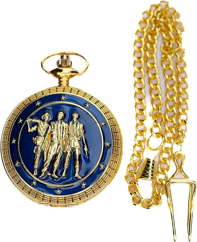 Vietnam Memorial Soldiers Pocket Watch Trendy Zone 21