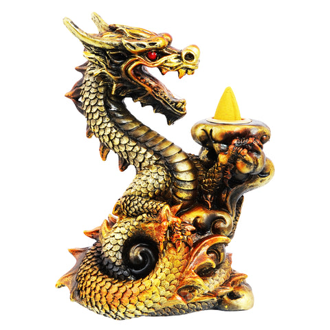 Dragon Backflow Incense Burner – 6 x 4.5 Inch