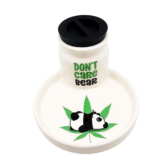 eramic 2-in-1 Ashtray with Stash Jar – 5 x 3 Inch Don’t Care Bear Design
