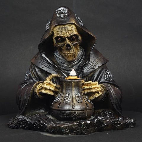 Reaper Backflow Incense Burner Gothic Grim Reaper Design Polyresin  Home Décor