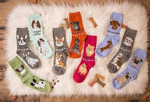 French Bulldog Unisex Crew Socks (2 pairs) Trendy Zone 21