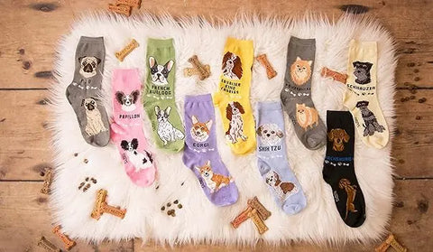 French Bulldog Unisex Crew Socks (2 pairs) Trendy Zone 21