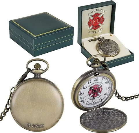 Fire Dept. Courage Under Fire Pocket Watch Trendy Zone 21