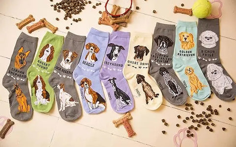 Greyhound Unisex Crew Socks (2 pairs) Trendy Zone 21