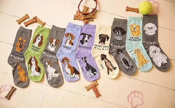 German Shepherd Unisex Crew Socks (2 pairs) Trendy Zone 21