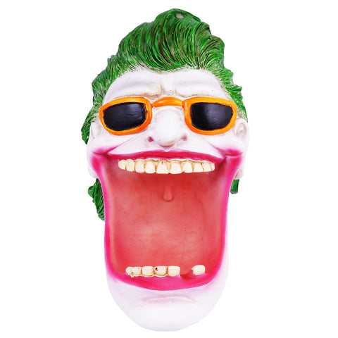 Joker Ashtray & Incense Burner – 5.5 x 5 x 3.5 Inch Hand-Painted Cold Cast Resin