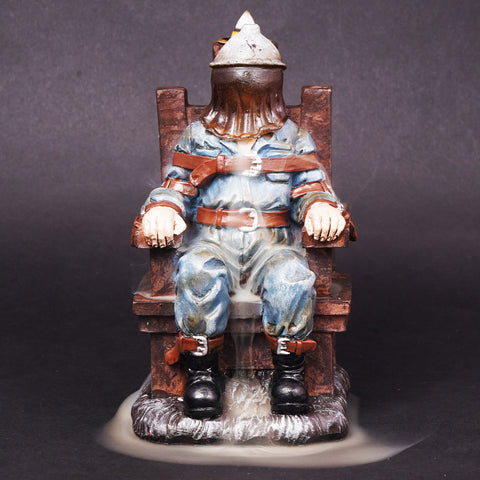 Electric Chair Backflow Incense Burner | 6.5 Inches Tall