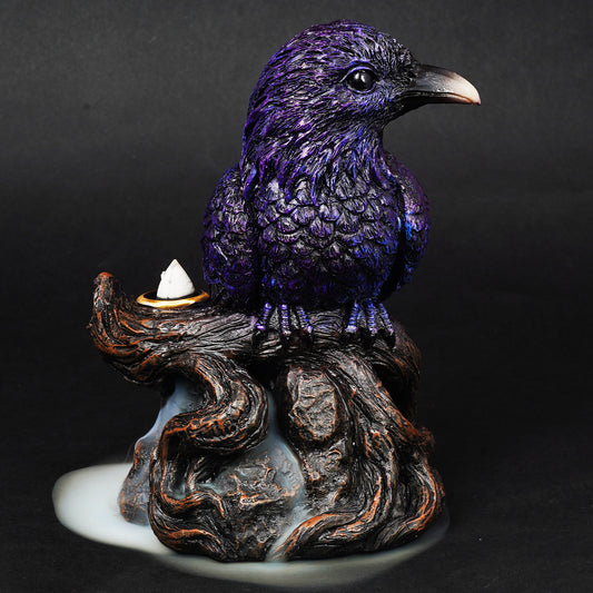 Raven Backflow Incense Burner – 7 x 4.5 x 3 Inch