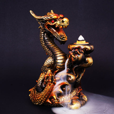 Dragon Backflow Incense Burner – 6 x 4.5 Inch
