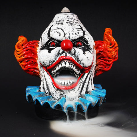 Clown Backflow Incense Burner – 5 x 5 x 3 Inch