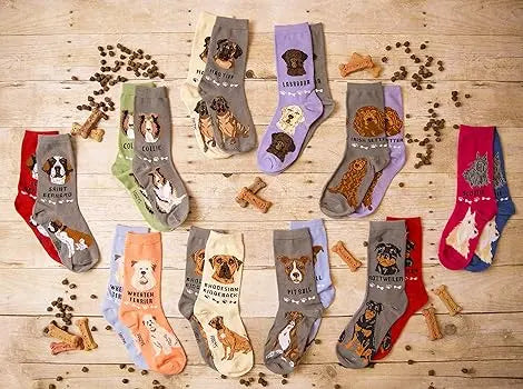 Rottweiler Unisex Crew Socks (2 pairs) Trendy Zone 21