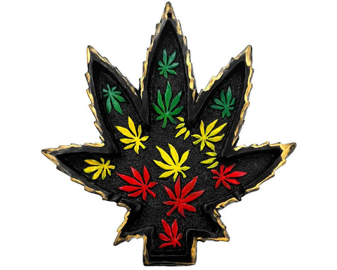 Multi Pot Leaf Rasta Ashtray Trendy Zone 21