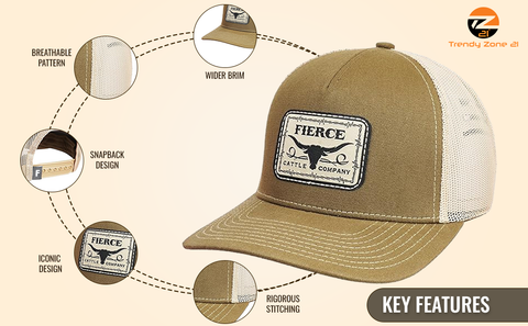 Fierce Hardware Unisex Cap – Comfortable Fit for Outdoor Sports & Casual Wear, Perfect Gift