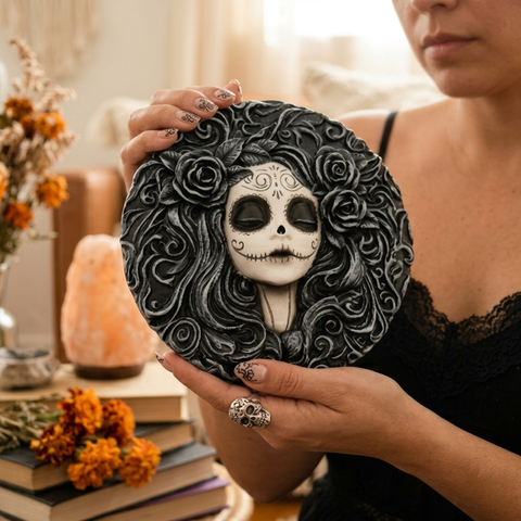 Day of the Dead Girl Incense Burner – Decorative Stick Incense Holder