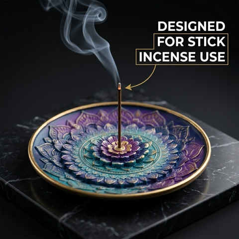Lotus Flower Incense Burner – Decorative Incense Holder for Stick Incense