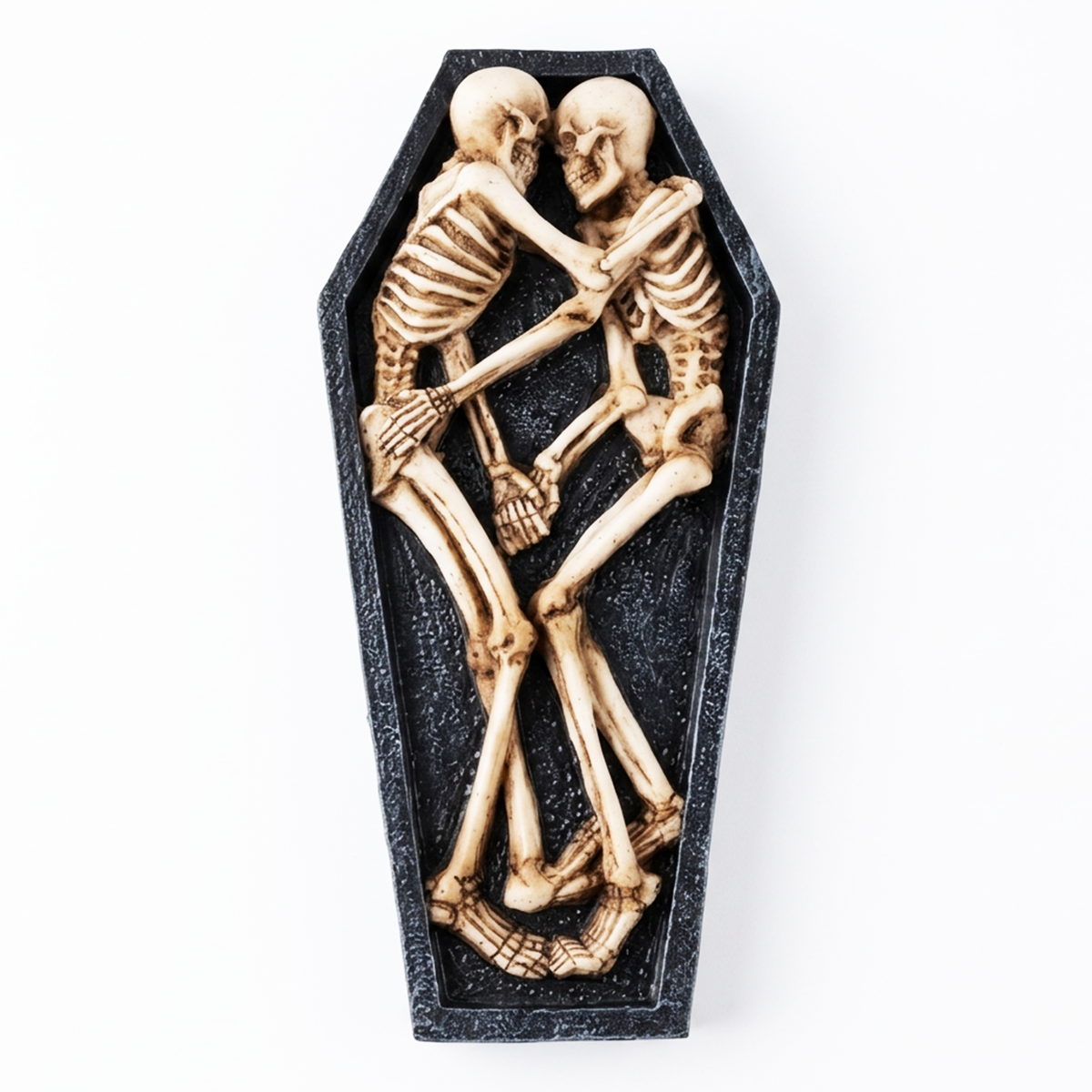 Skeletons in Casket Incense Burner – Decorative Stick Incense Holder