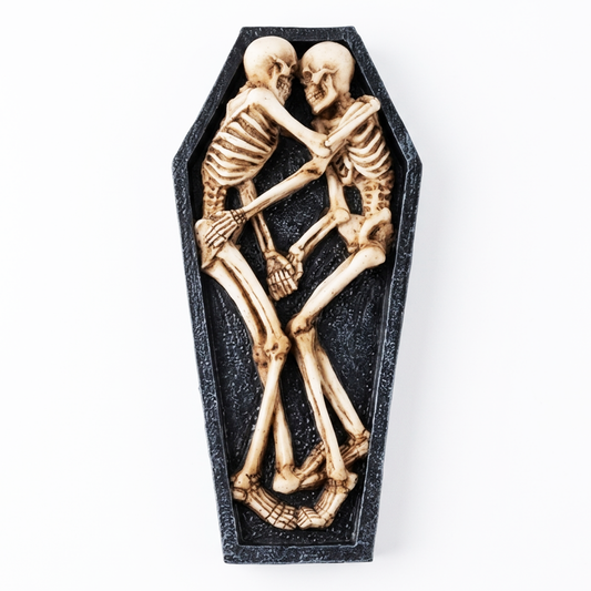Skeletons in Casket Incense Burner – Decorative Stick Incense Holder