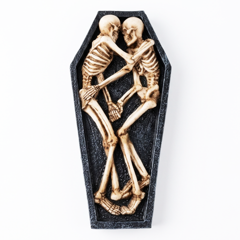 Skeletons in Casket Incense Burner – Decorative Stick Incense Holder