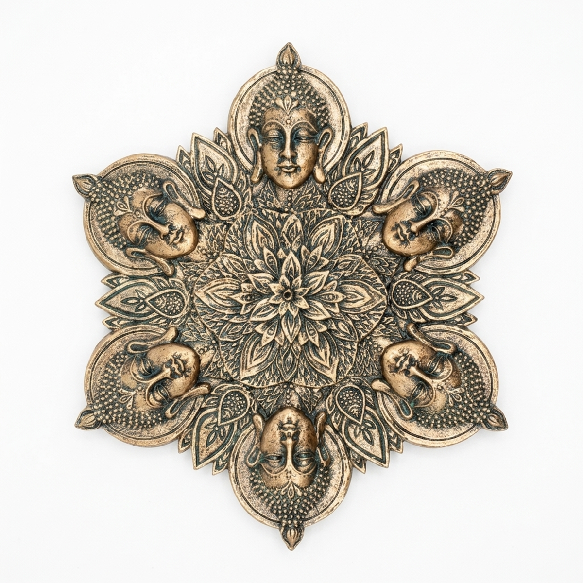 Buddha Mandala Incense Burner – Decorative Stick Incense Holder