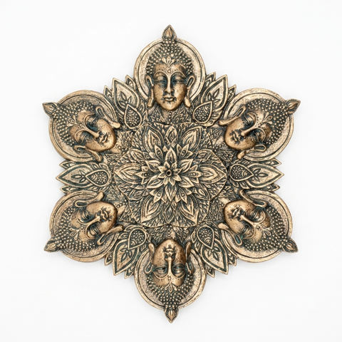 Buddha Mandala Incense Burner – Decorative Stick Incense Holder