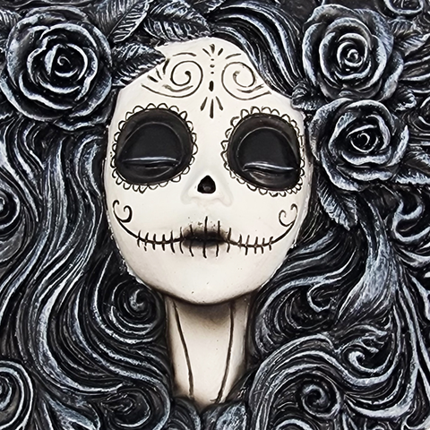 Day of the Dead Girl Incense Burner – Decorative Stick Incense Holder