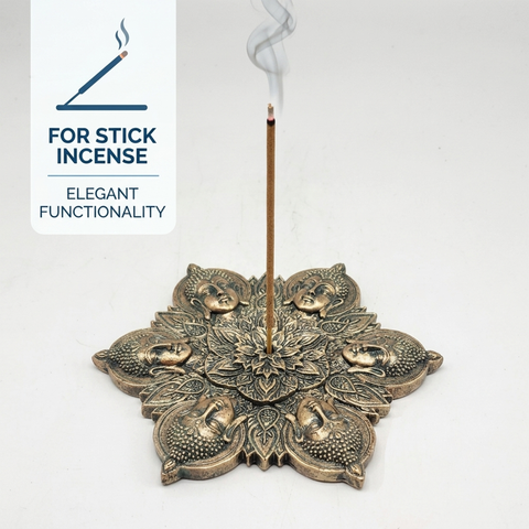 Buddha Mandala Incense Burner – Decorative Stick Incense Holder