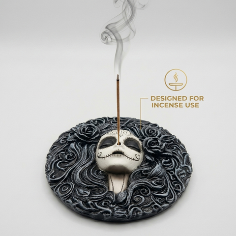 Day of the Dead Girl Incense Burner – Decorative Stick Incense Holder