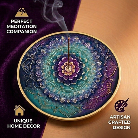 Lotus Flower Incense Burner – Decorative Incense Holder for Stick Incense