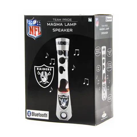 Las Vegas Raiders Magma Lava Lamp Speaker Trendy Zone 21