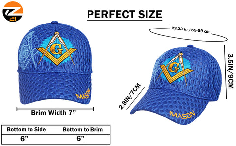 Masonic Cap – Comfortable and Stylish for Everyday Wear or Casual Outings