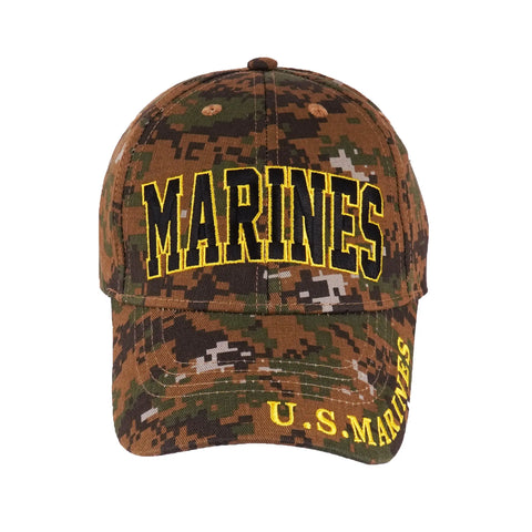 Officially Licensed US Marine Corps Veteran Embroidered Cotton Baseball Cap Trendy Zone 21